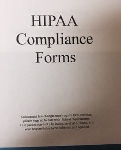 HIPAA Compliance Forms