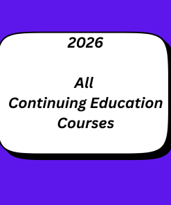 2026 All Continuing Education Courses