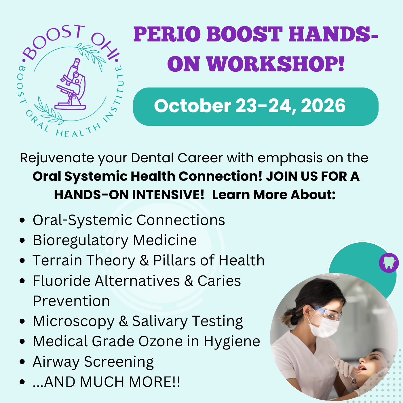 Perio BOOST Hands-On Workshop